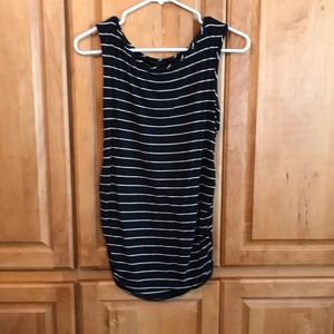 Striped sleeveless top